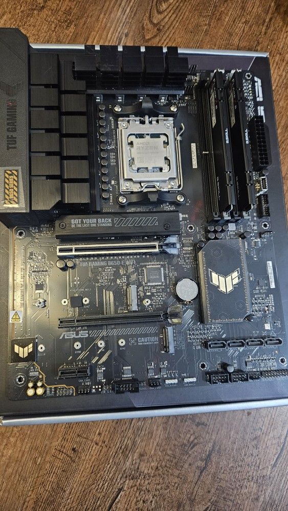 Amd Ryzen 7800x3d Asus B650 E MOTHERBOARD 32gb Ddr5 6000mhz Memory