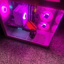 Custom Build Pink Gaming PC 