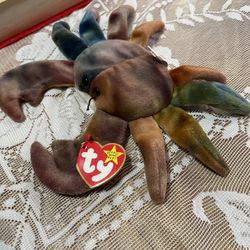 Ty Beanie Babies Claude the Crab NEAR MINT CONDITION, RARE.