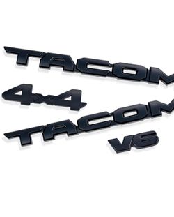 BLACKOUT TACOMA 4x4 Emblems 