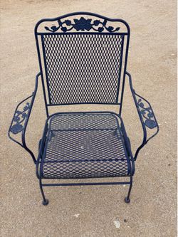 Set of 4 Vintage Coil Spring Chairs