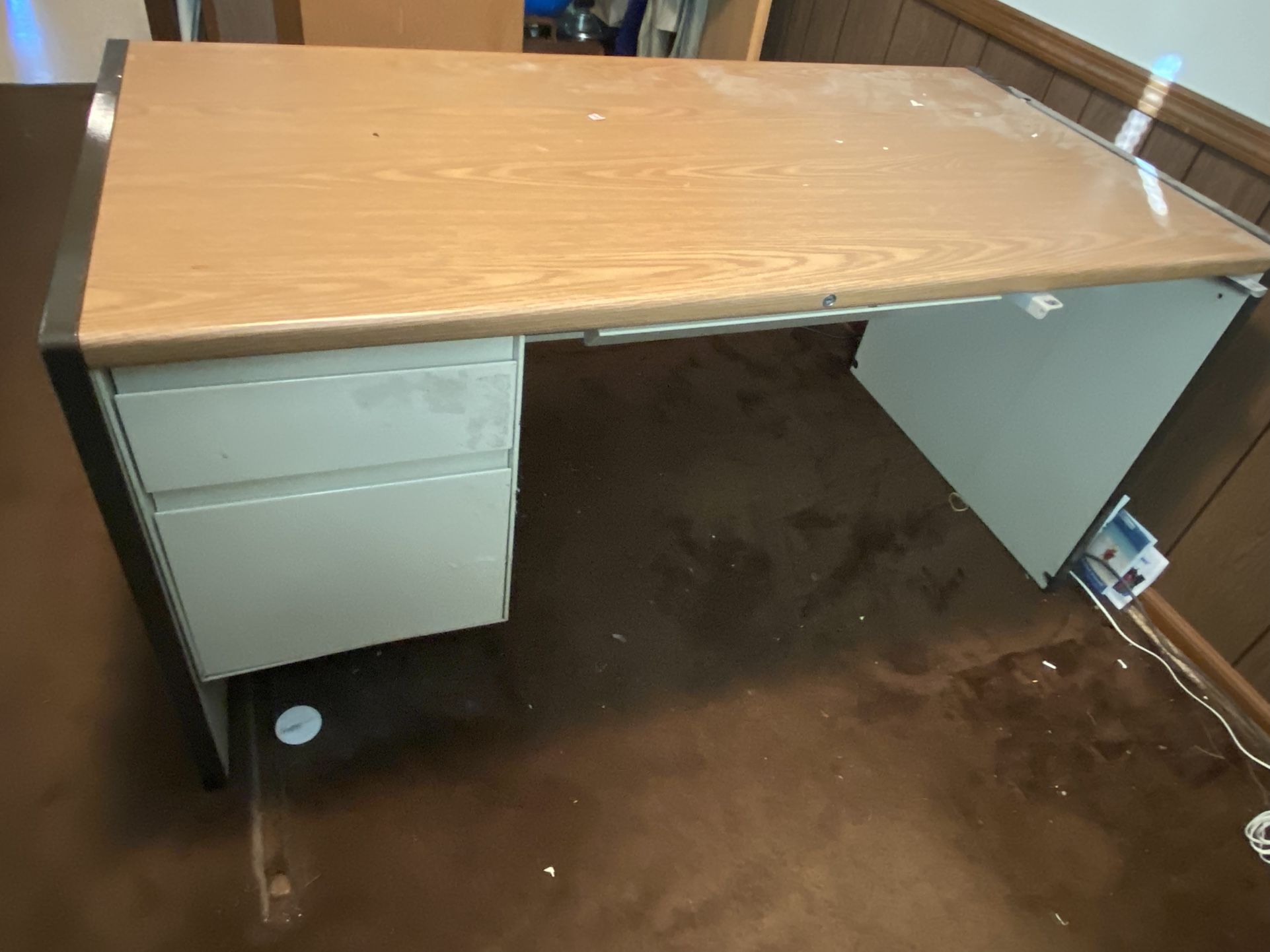 Huge Metal Desk 