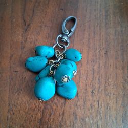 Blue  Turquoise Western ,key Chain 
