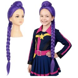 K-pop Demon Hunters Rumi Purple Wig