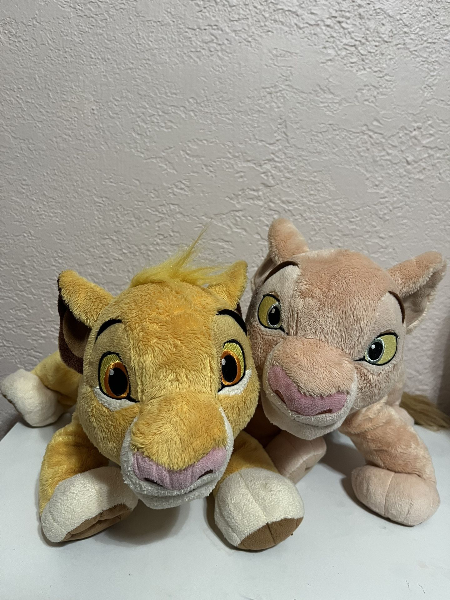 DISNEY parks Original Nala and Simba Plush Toys/stuffed Animals