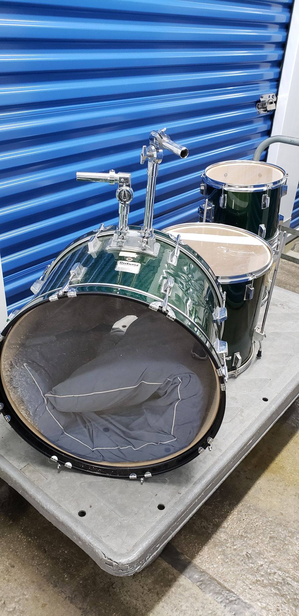 Green Rockwood By Hohner Drum Set