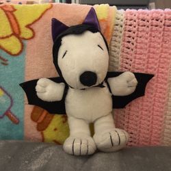 Tiny Bat Snoopy Plushie 