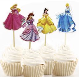 Disney Princess cupcake toppers