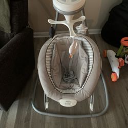 GRACO- DuetConnect Deluxe Multi-Direction Baby Swing and Bouncer - Britton