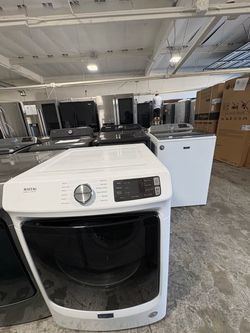 Maytag Commercial Technology Front-Load Dryer White