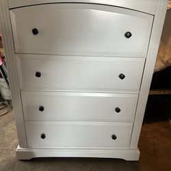 Tall Dresser White 