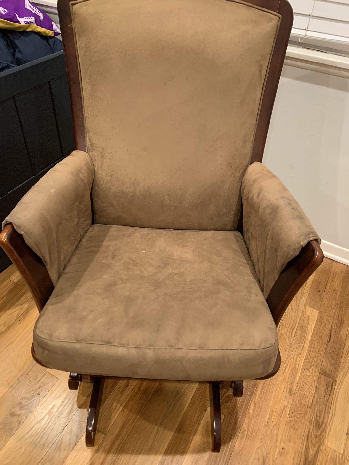 Brown Glider/Rocking Chair