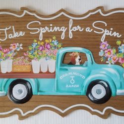 Pioneer Woman Take Spring For A Spin Wall Decor NEW