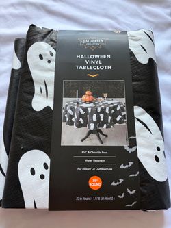 Halloween round table cover