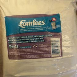 $10 For Both Unopened Packs Size 3/4 Pull ups 23 Each Pack