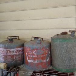 Vintage Gas Cans