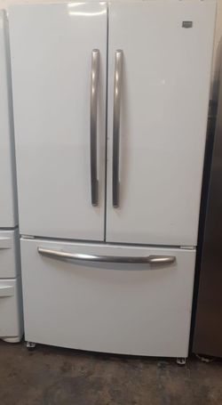 Maytag 3-Door White Fridge
