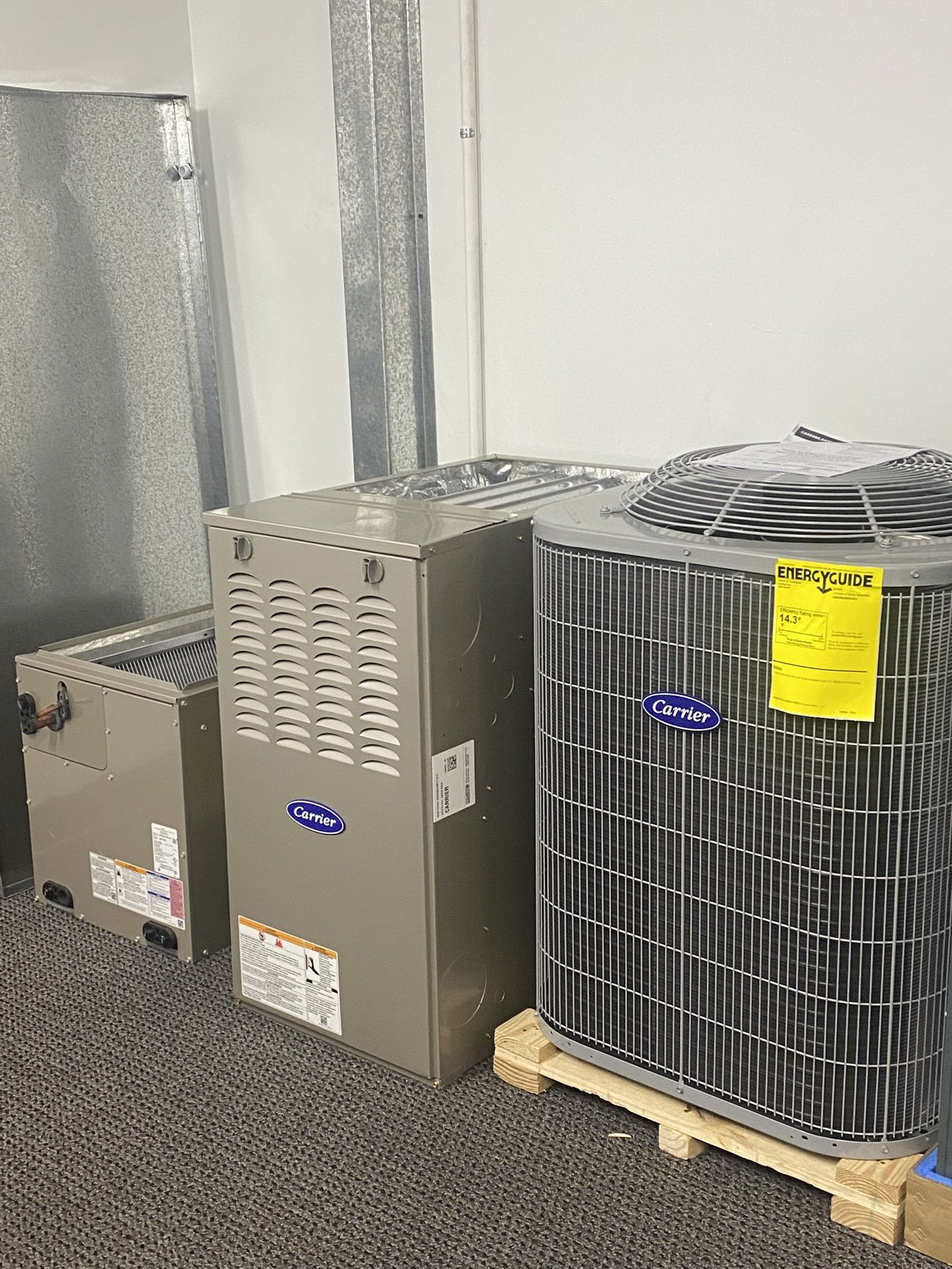 Carrier AC CENTRAL HOT & Cold