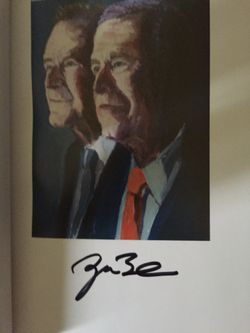 GEORGE W BUSH SIGNED BOOK