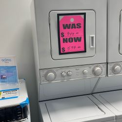 Used Whirlpool 24” Stackable. 1 Year Warranty 