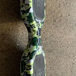 Green Camouflage Light-Up Hover Board