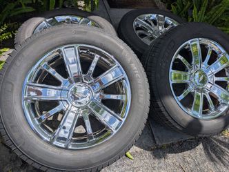 RIMS AND TIRES 29" SUBURBAN TAHOE SILVERADO ESCALADE