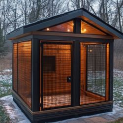 Pet Home Dog House Cat Stay Pet Villa