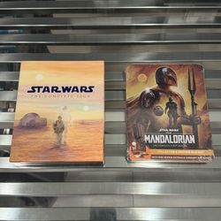 Star Wars Saga 1-6 (Blu-ray) And NEW Steelbook Mandalorian Season 1