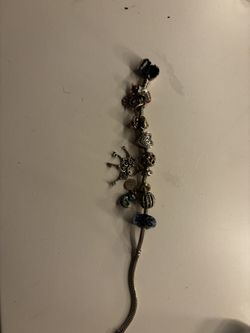 PANDORA Bracelet And Charms SOLD SEPARATELY