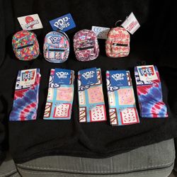 CLAIRES -Candy 🍭 Food 5” Mini Back Packs & Sox $6 EACH Or 2 For $10 
