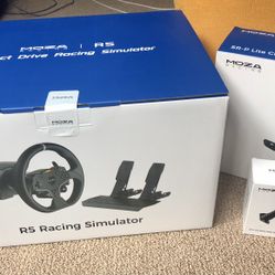 Moza R5 Direct Drive Racing Wheel Complete Bundle