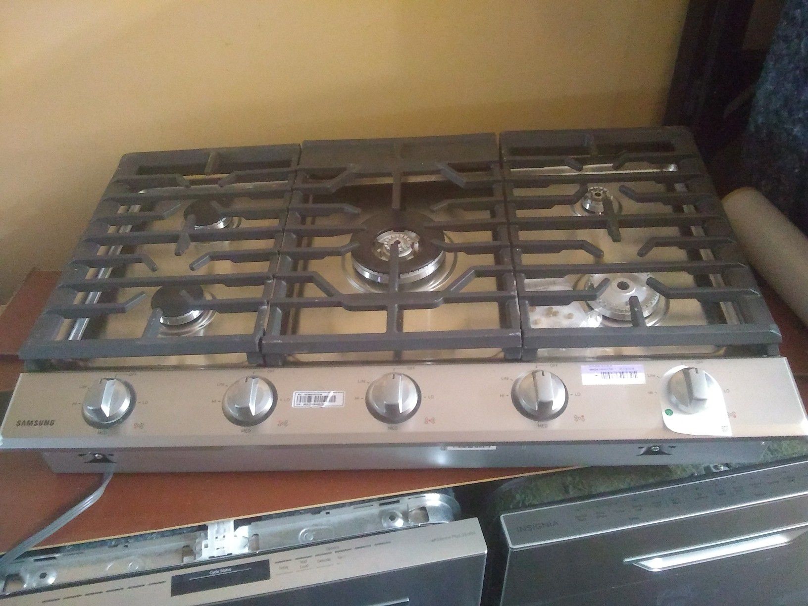 Samsung stainless steel wifi compatible 5 burner Cook top home and kitchen appliances