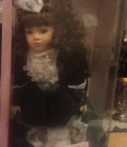 Hand crafted porcelain doll $35 obo