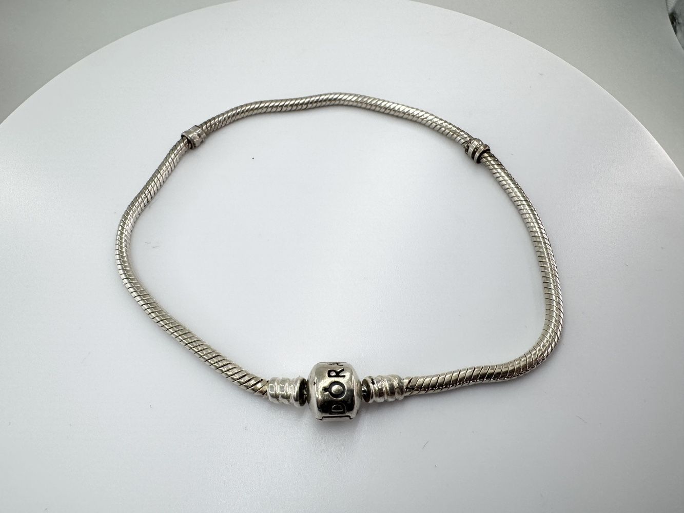Ladies Sterling Silver Pandora 7” Charm Bracelet 11050179