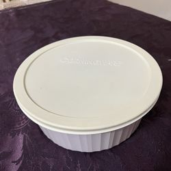 Vintage Corningware Casserole Dish With Lid