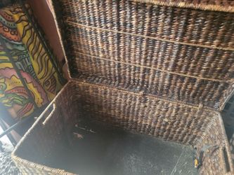 Wicker Chest Storage