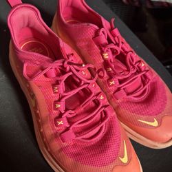 pink Coral And Orange Nike Shoes