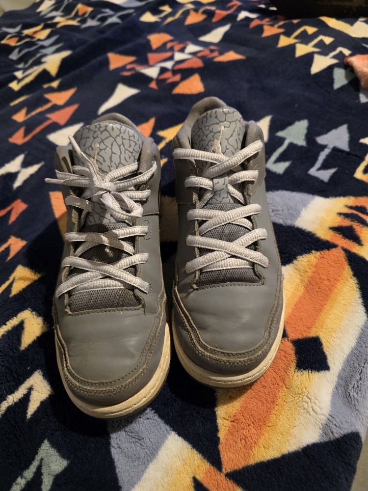 Nike Air Jordan Flight Origin 3 Shoes Grey 820248-012 Toddler Size 3Y