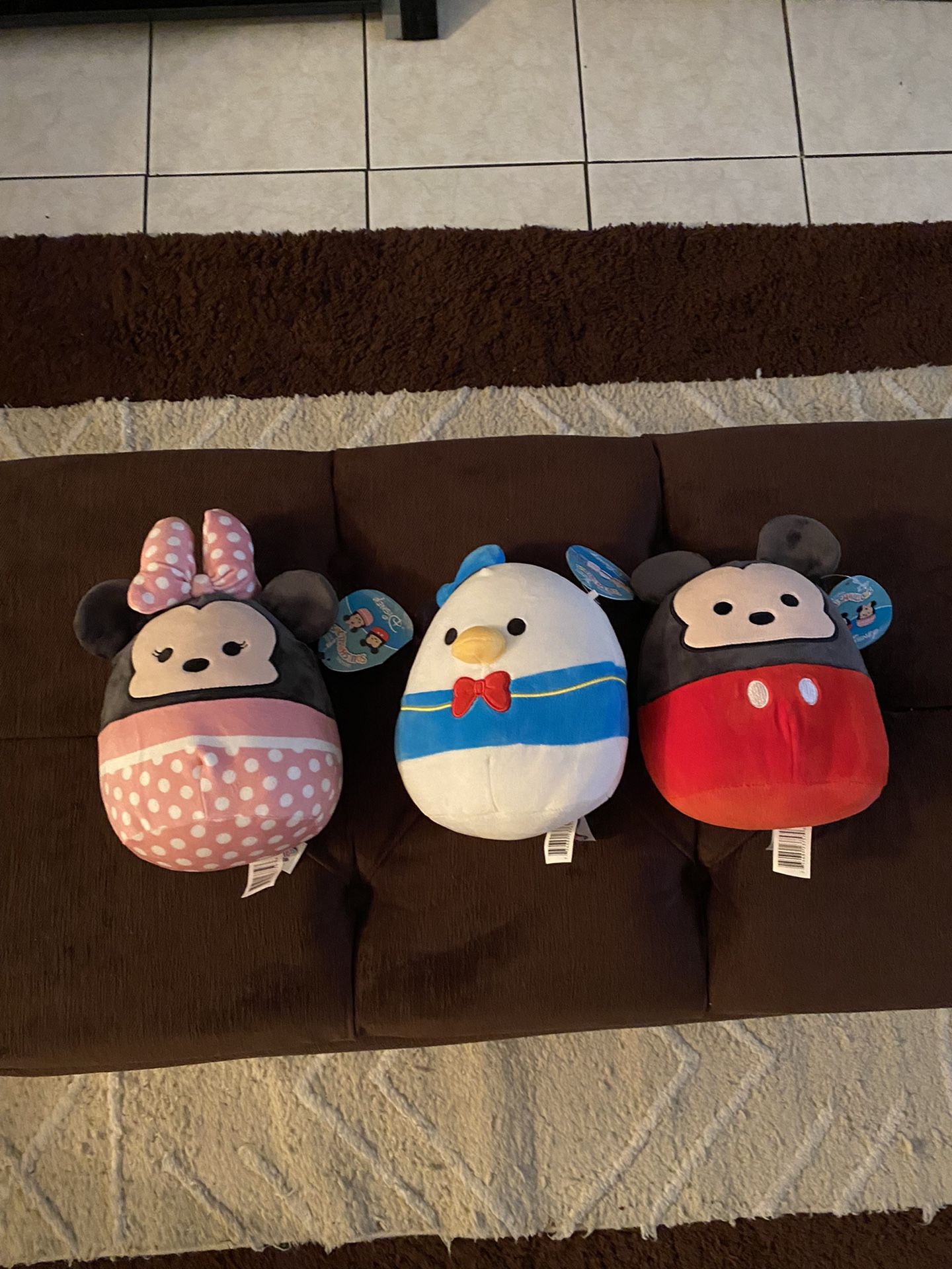 Set Of 3 Donald, Mickey And Minnie
