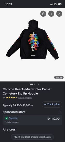 Chrome Hearts Multi Color Cross  Zip Up