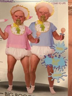 Halloween costume big crying baby new in package