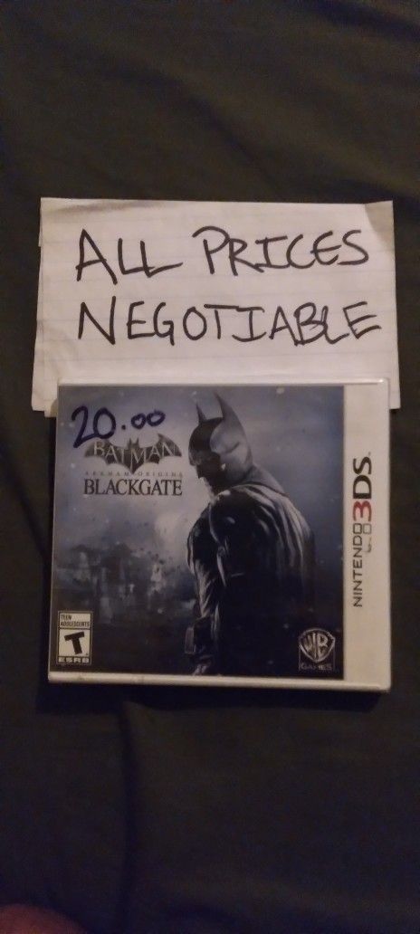 Sealed Nintendo 3ds Game. Batman Arkham Origins Blackgate