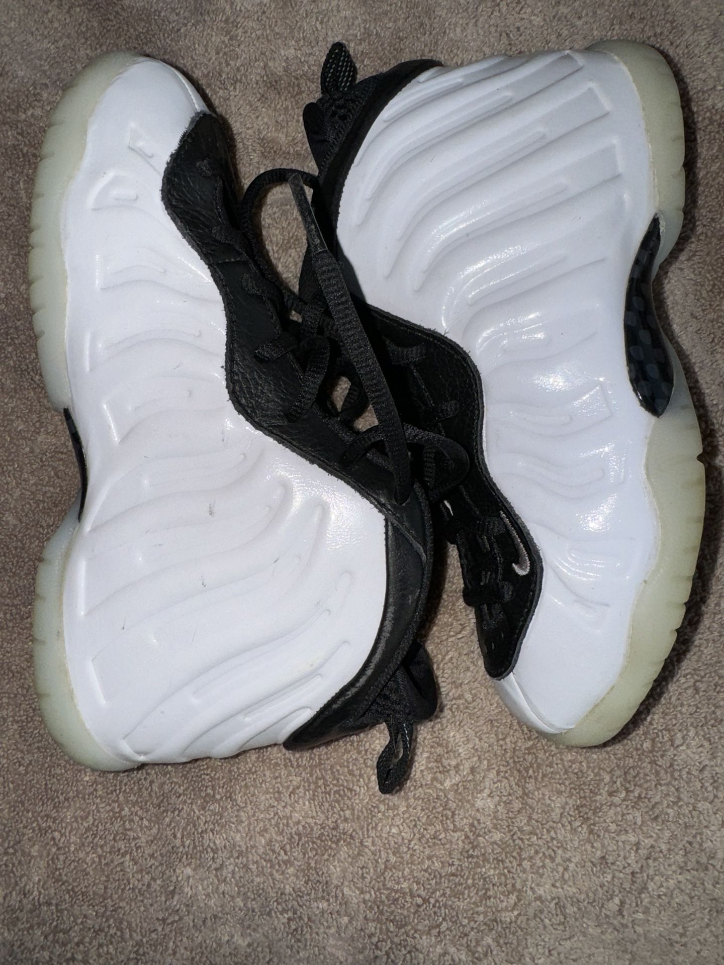 Kids Foam Posites White/cream