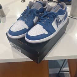 Nike Jordan 1 Lows True Blue/Cement