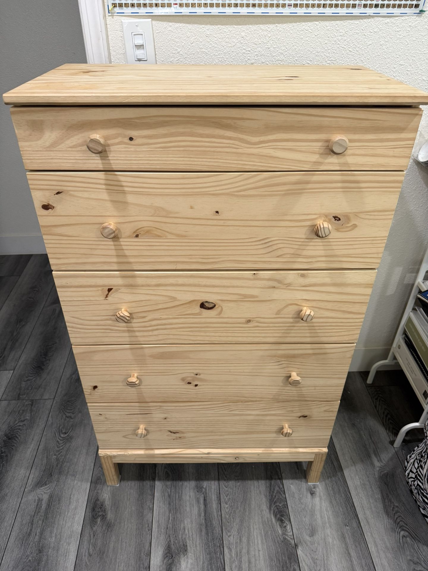 IKEA Tarva 5-Drawer Chest Dresser Pine