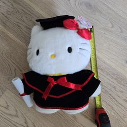 Vintage Graduation Hello Kitty Plush