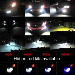 Hid Conversion Kit . Led Headlight Lights Bulb - 360 Beam Pattern - Lights For Fog Light High Beam Low Beam Honda Accord To Chevy Impala Malibu Civic
