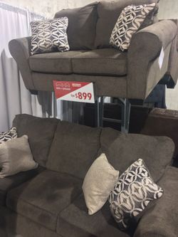 2pc Sofa and loveseat set sale