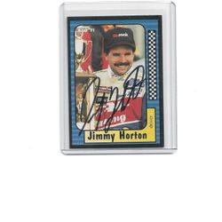 Jimmy Horton Autograph – Authentic Signed Driver Card – Local Pickup