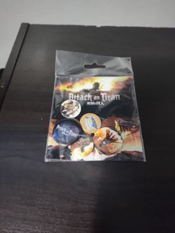 Atack On Titan Button Badges